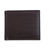 Streaks II Gents | Leather Wallet for Men | 100% Genuine Leather | Color: Black