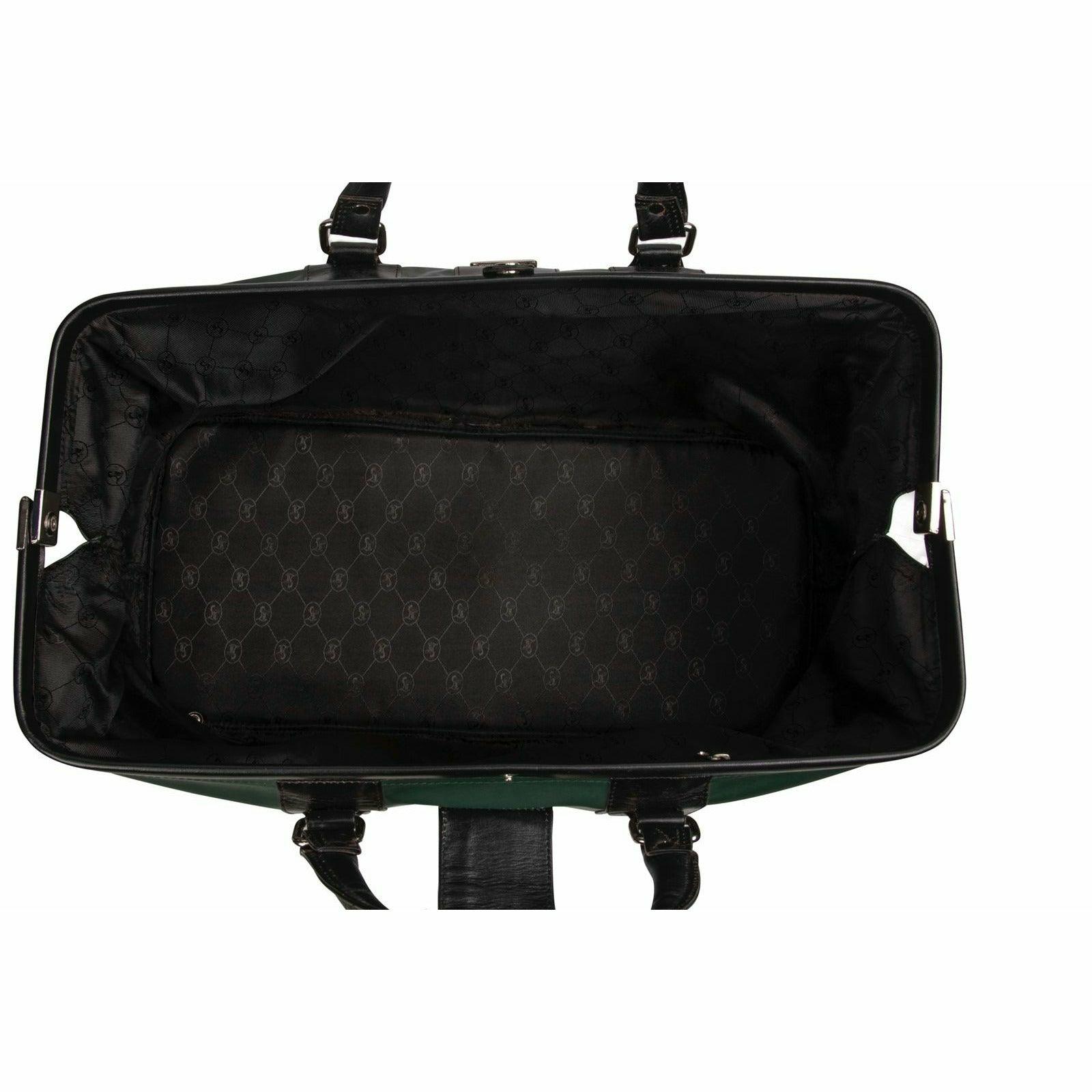 97 Leather Duffle Bag|Dual Color Combination Bag LeatherTalks