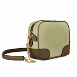 Candy One Leather Sling Bags for Women Color : Sufiano Cucumber