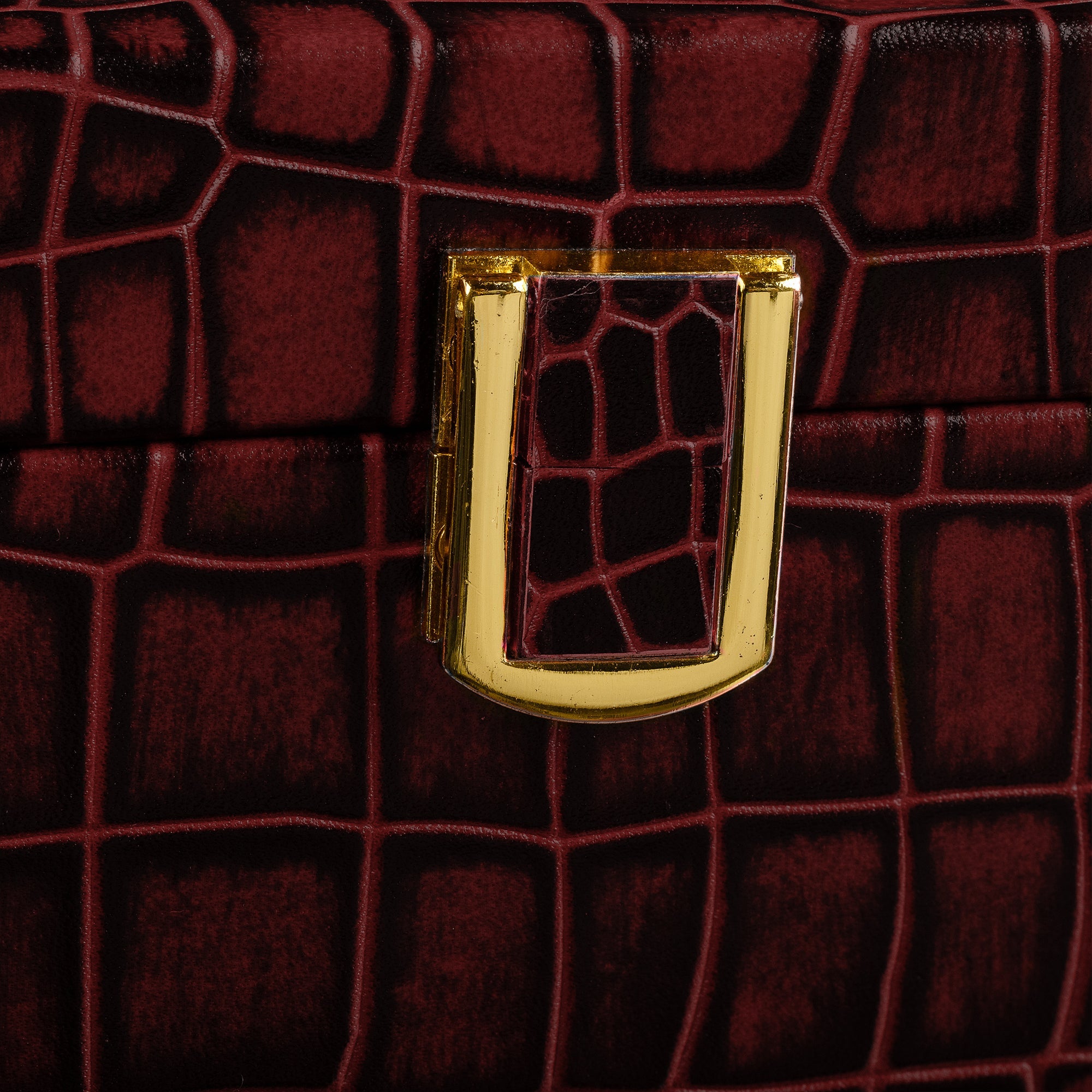 Bronx II Watch Box (8 Watches) | Watch Box For Men | 100% Genuine Leather | Color: Croco Cherry Leather Talks