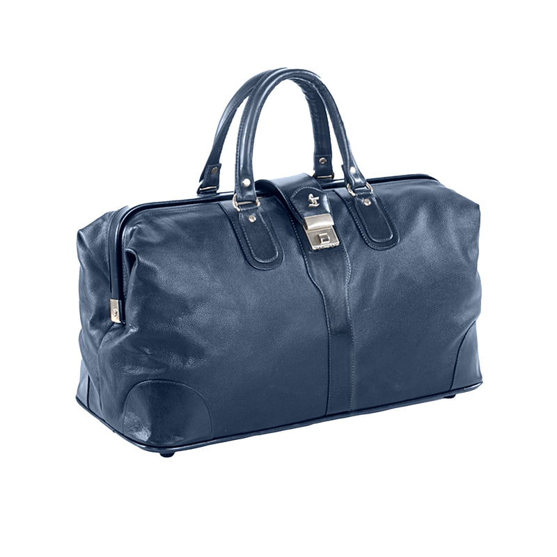Luxury 97 | Leather Duffle Bag For Men | For Travel | Colour: Black, Brown & Blue