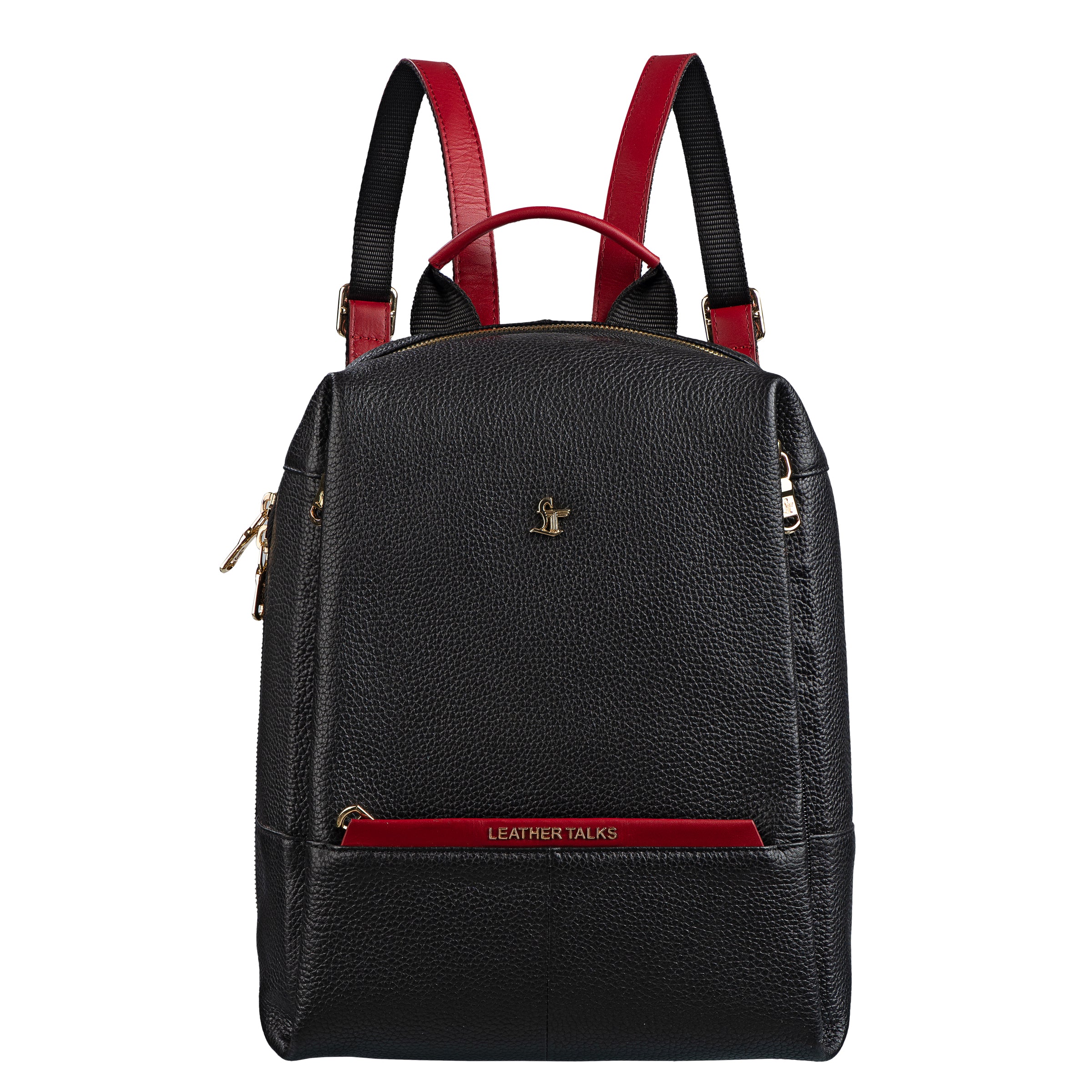 Backpack for Ladies | 100% Genuine Leather | Color - Black