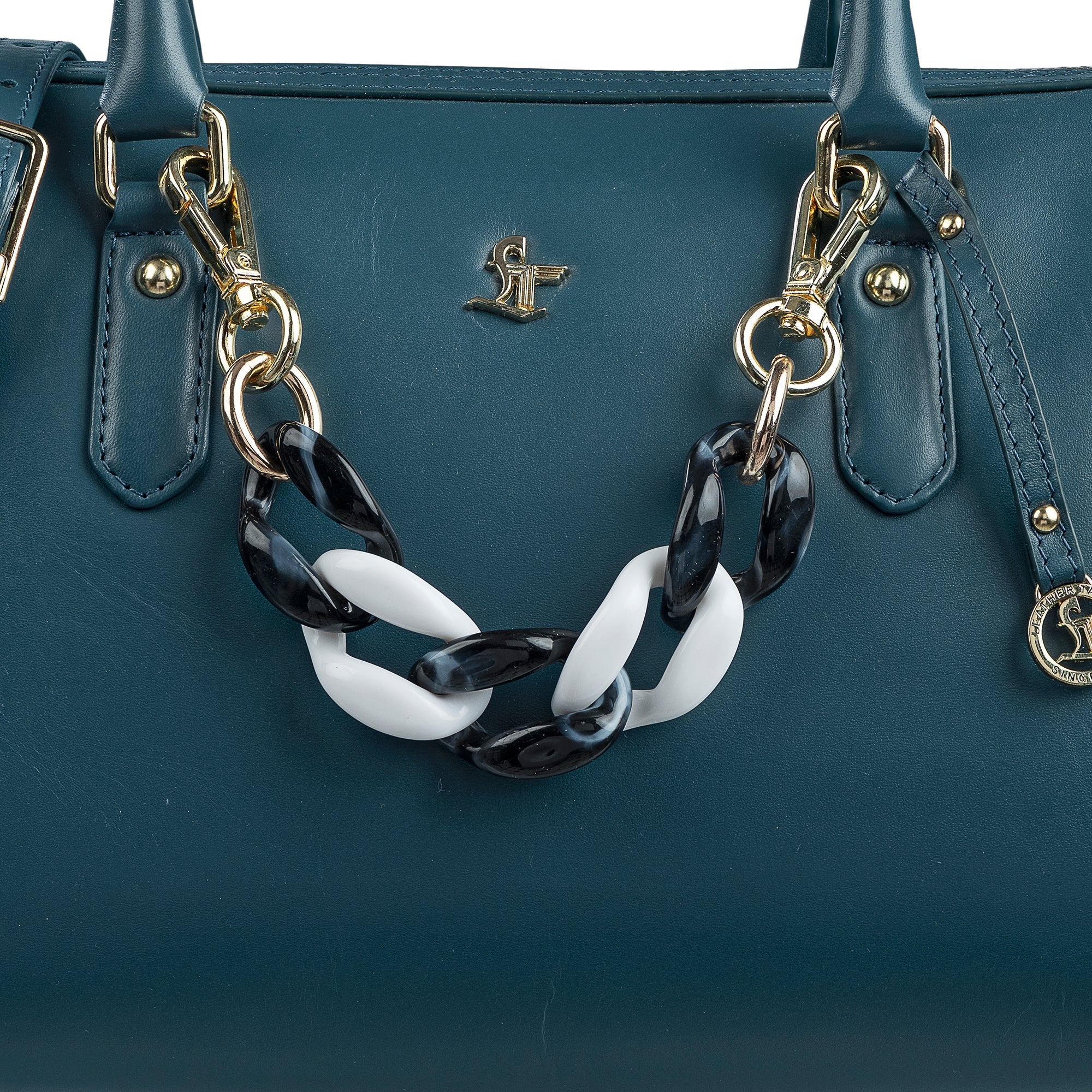 Leather Hand Bag For Women | 100% Genuine Leather | Color: Blue