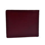 Markas Gents Wallet | Leather Wallet for Men | 100% Genuine Leather | Color: Brown, Black, Cherry & Tan