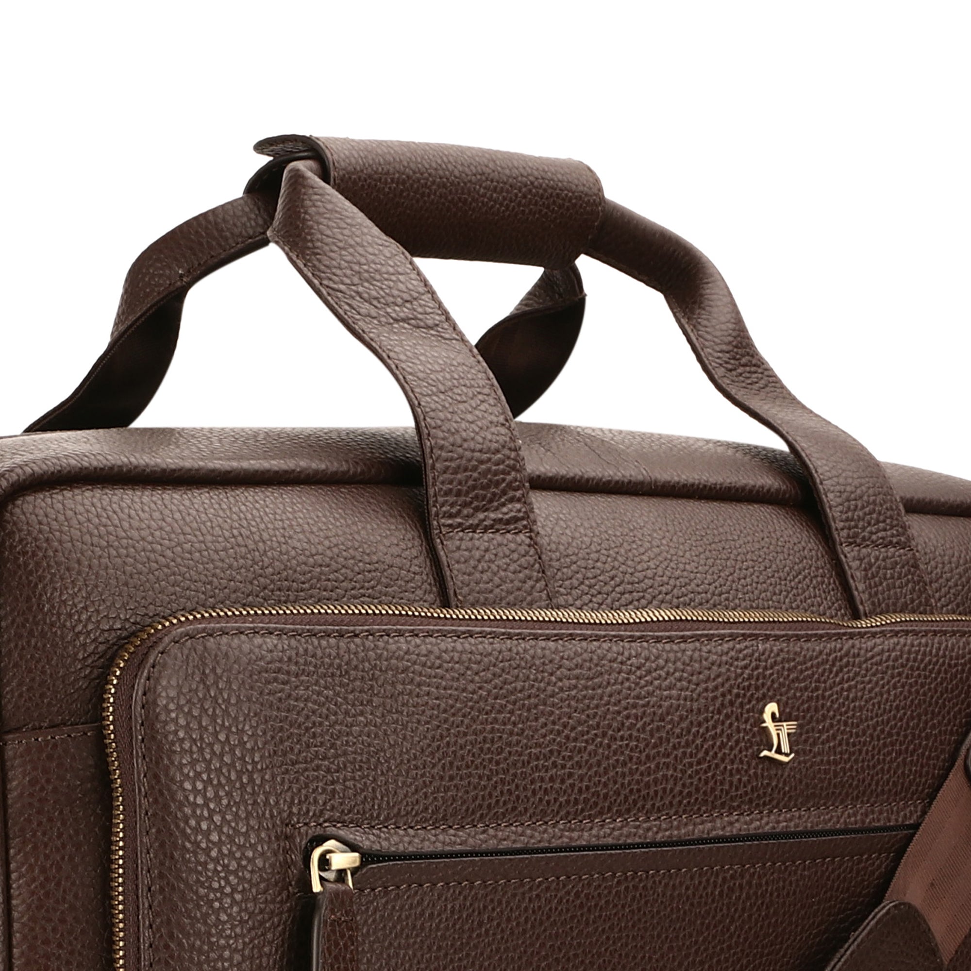 MarcoPolo Travel Duffle Bag| Colour: Black & Brown LeatherTalks