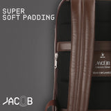men's laptop backpack leather