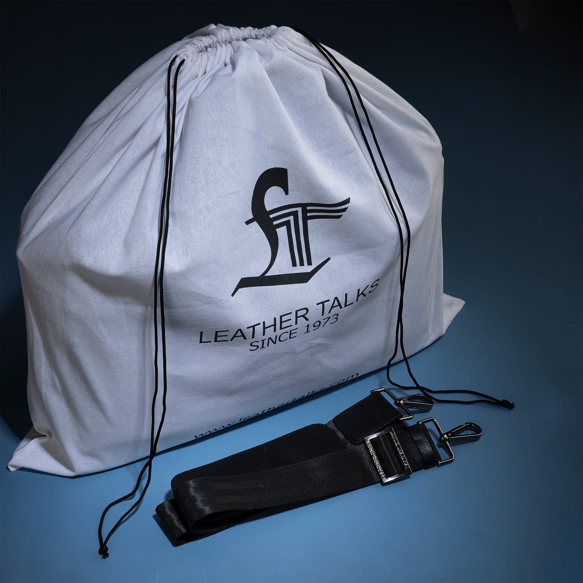 Fortune Series | Leather Portfolio Bag for Men | Double Zipper Laptop Bag | 100% Genuine Leather | Color: Black