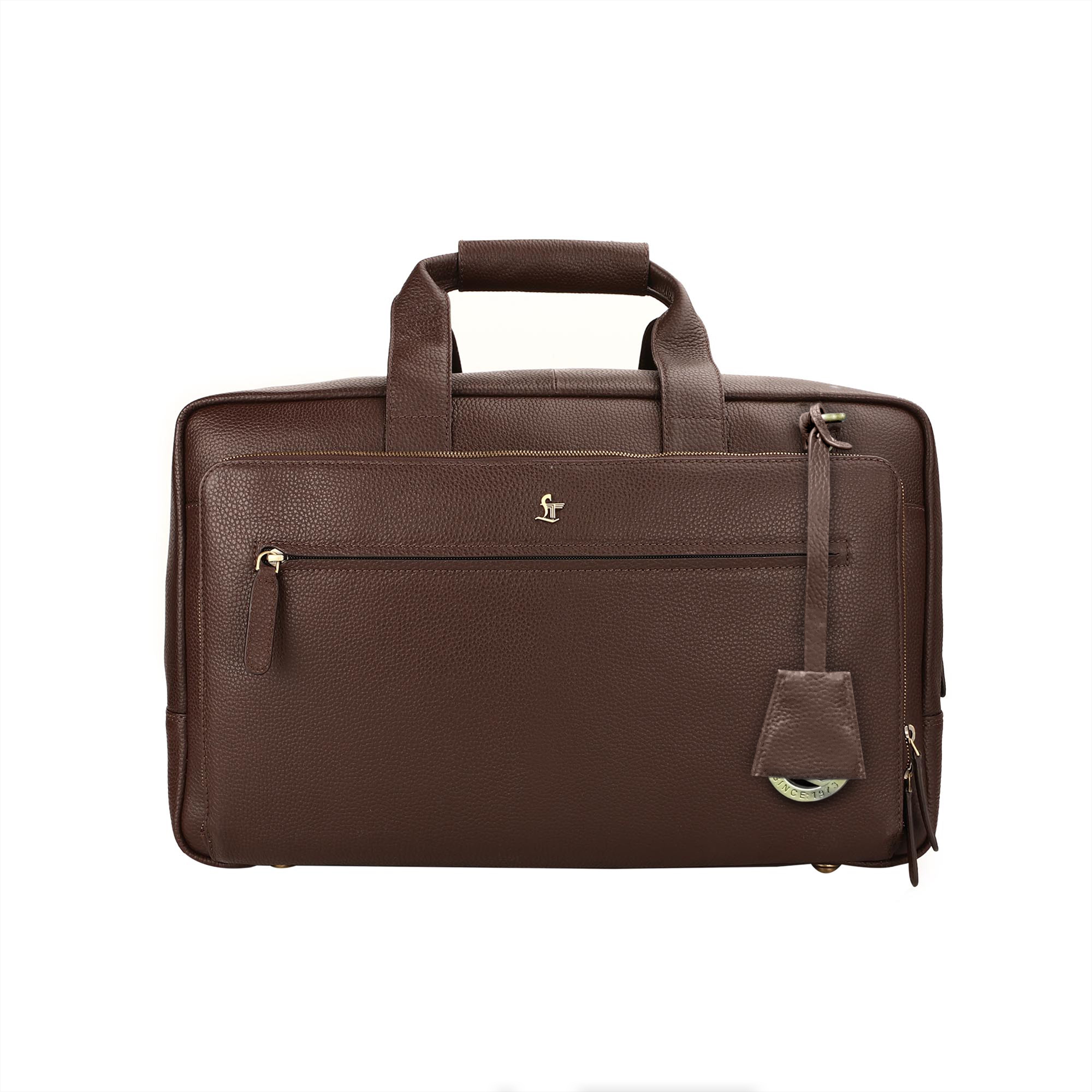MarcoPolo Travel Duffle Bag| Colour: Black & Brown LeatherTalks