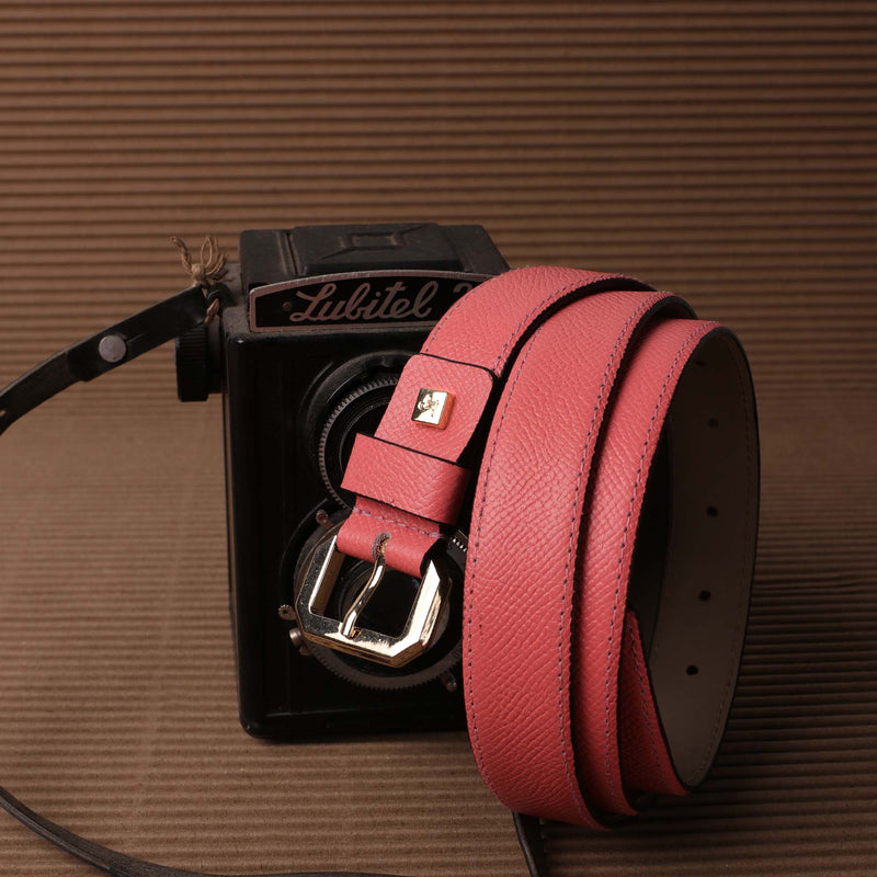 Candy Ladies Belt | Leather Belt for Women | 100% Genuine Leather | Color: Pink