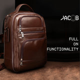 leather backpack bags for men