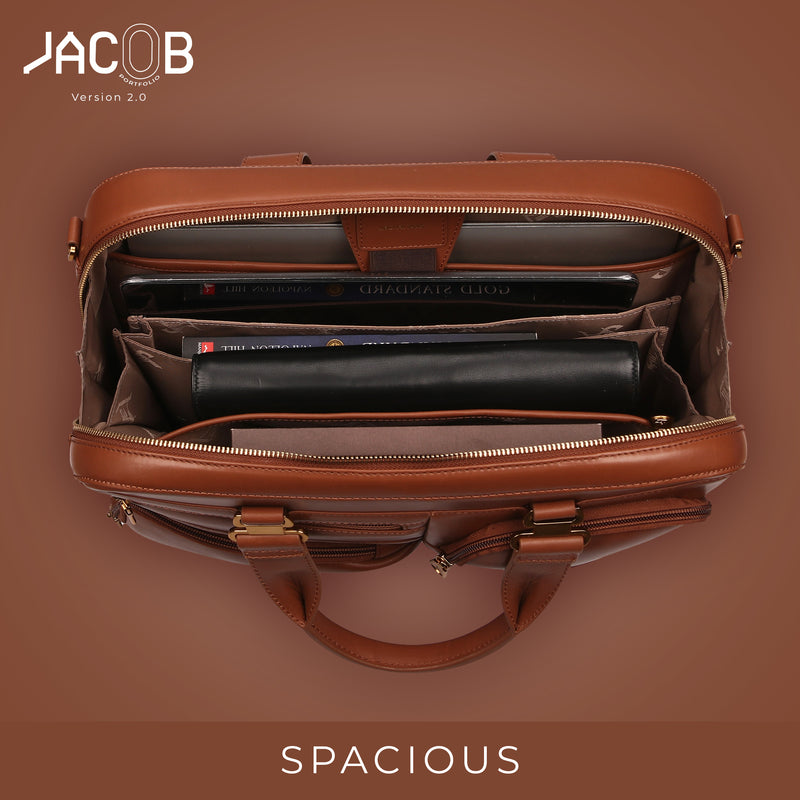 Jacob 2.0 | Leather Briefcase For Men
