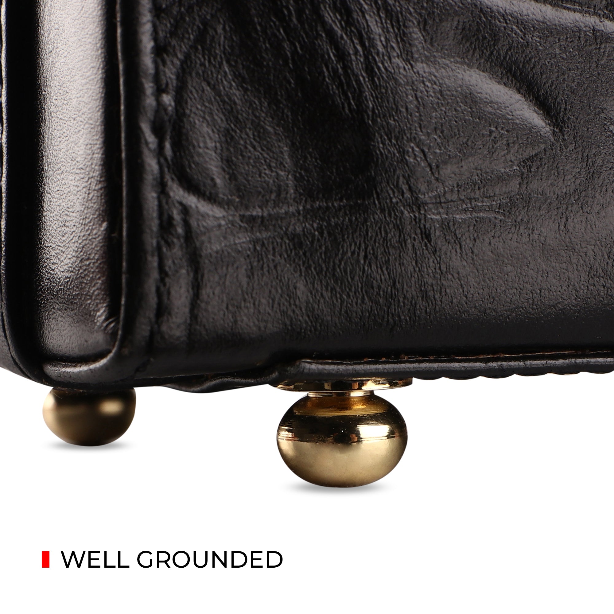 Great Dane Ruvido Double Lock- Genuine Leather Attaché | Briefcase | Advocate Briefcase | Security Briefcase | Colour: Black Leather Talks