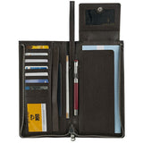 Full Zip Passport II Leather Passport Holder| 100% Genuine Leather | Color: Tan, Black, Blue & Brown