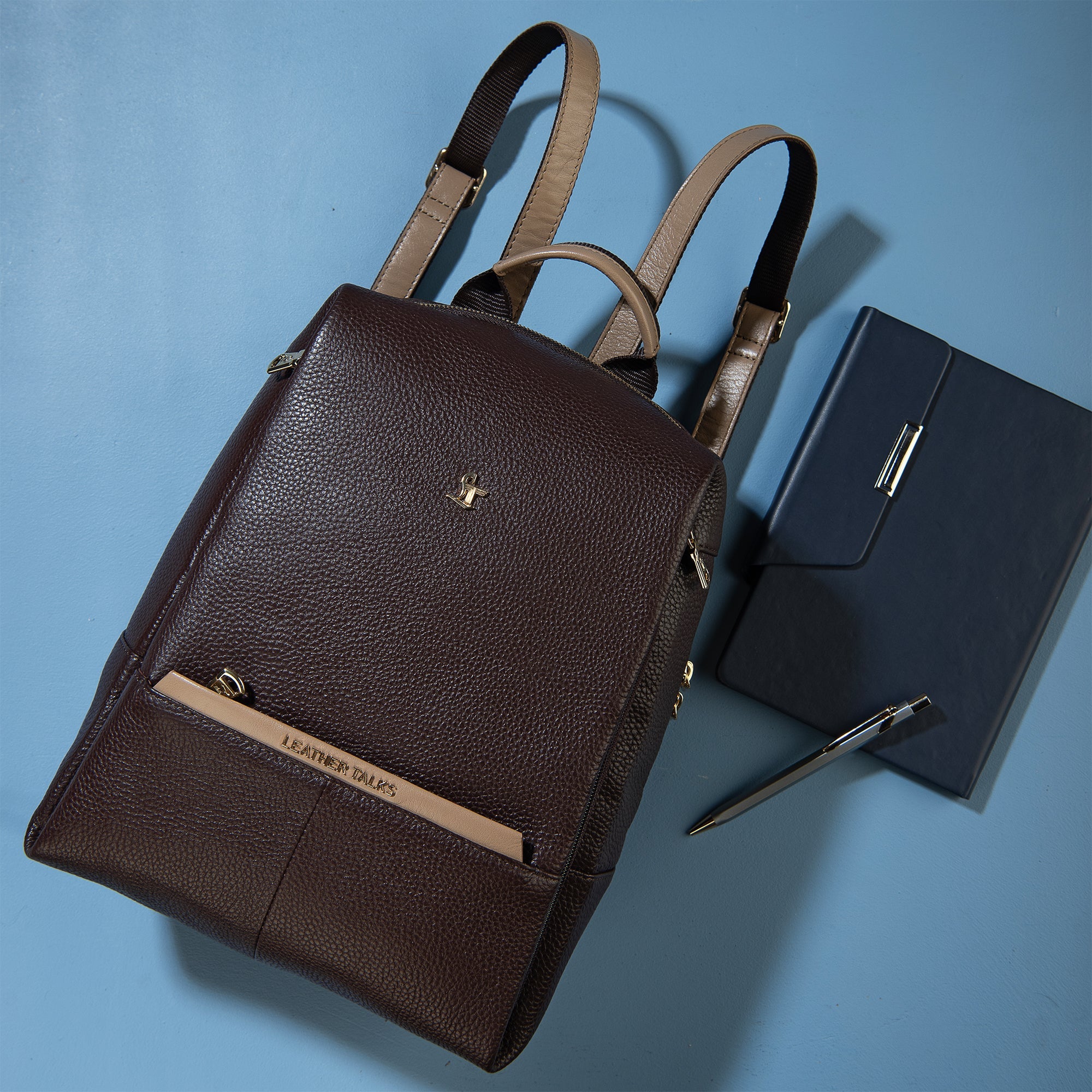 Backpack for Women | 100% Genuine Leather | Color - Brown