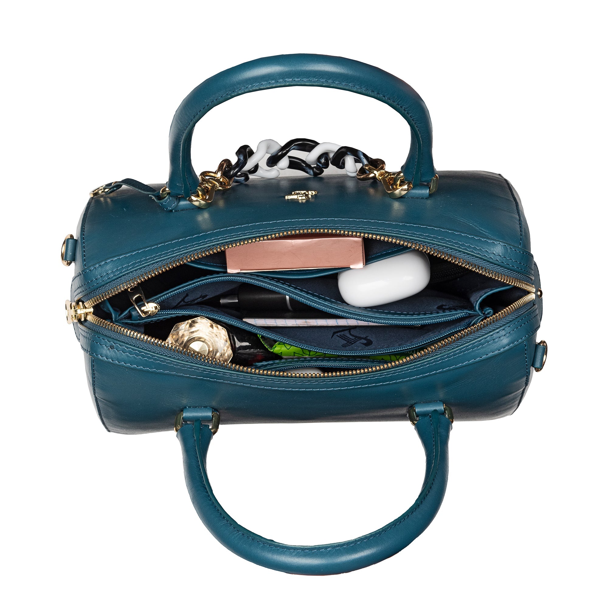 Leather Hand Bag For Women | 100% Genuine Leather | Color: Blue