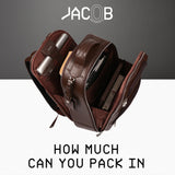 leather backpack bags for men