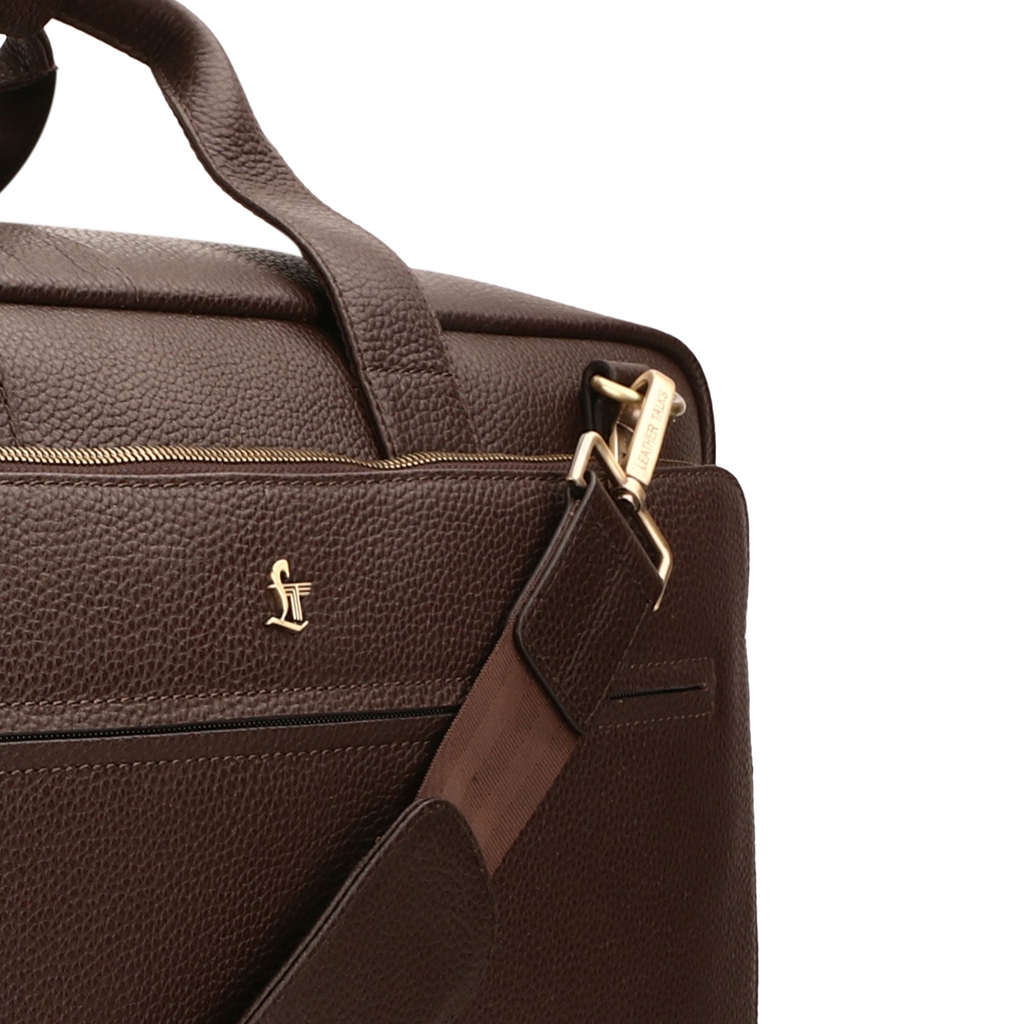 MarcoPolo Travel Duffle Bag| Colour: Black & Brown LeatherTalks