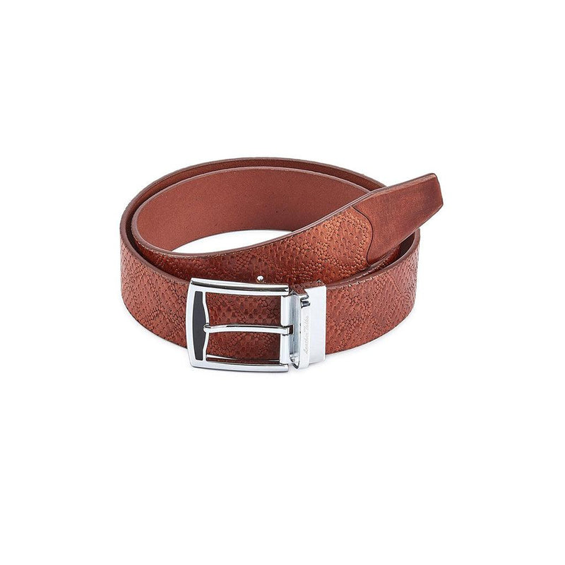 Leather timon belt in tan colour