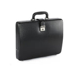 Ruvido Single Lock Leather Briefcase - Leather Talks 