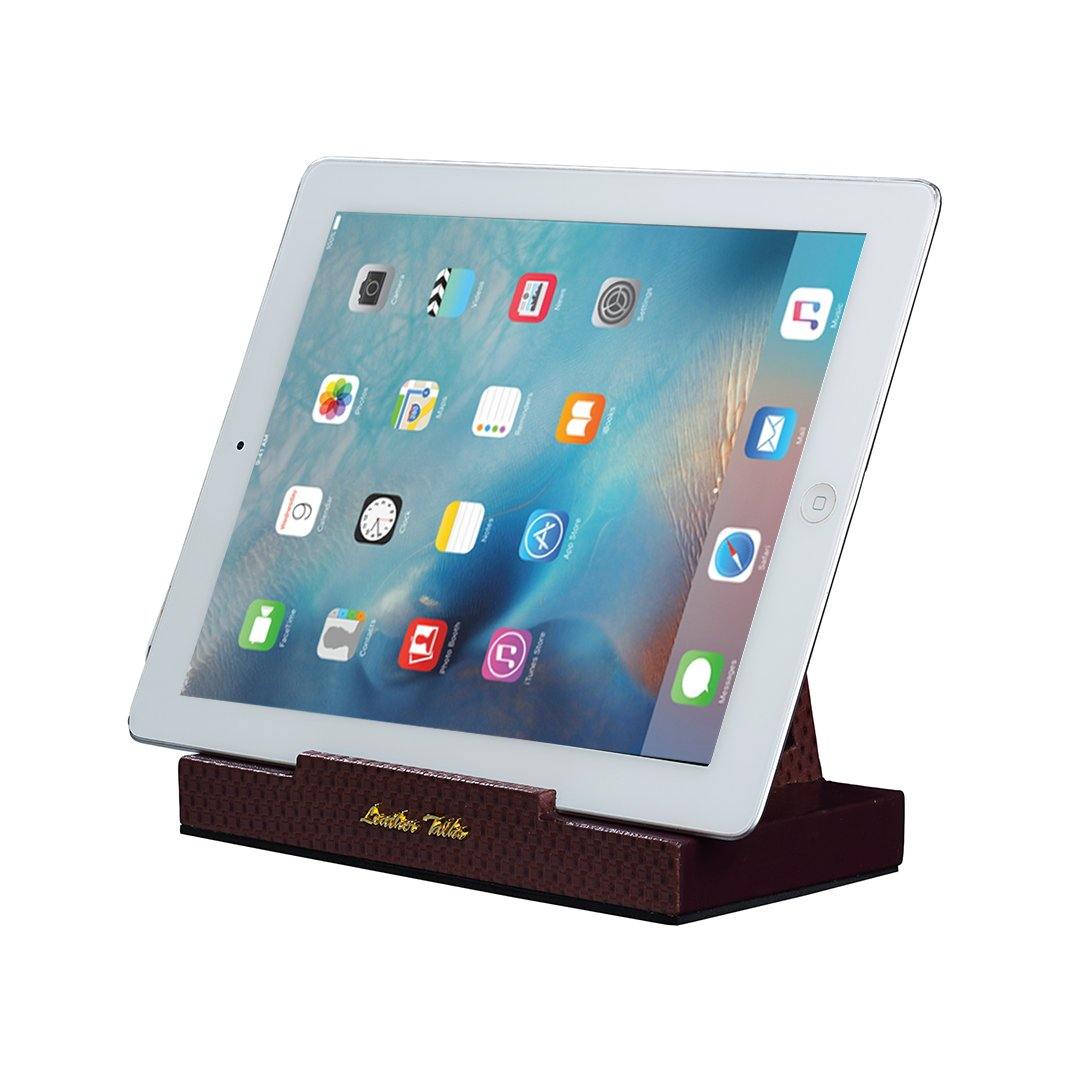 Leather I-Pad/Tab Stand - Leather Talks 