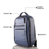 Branded pure leather backpack