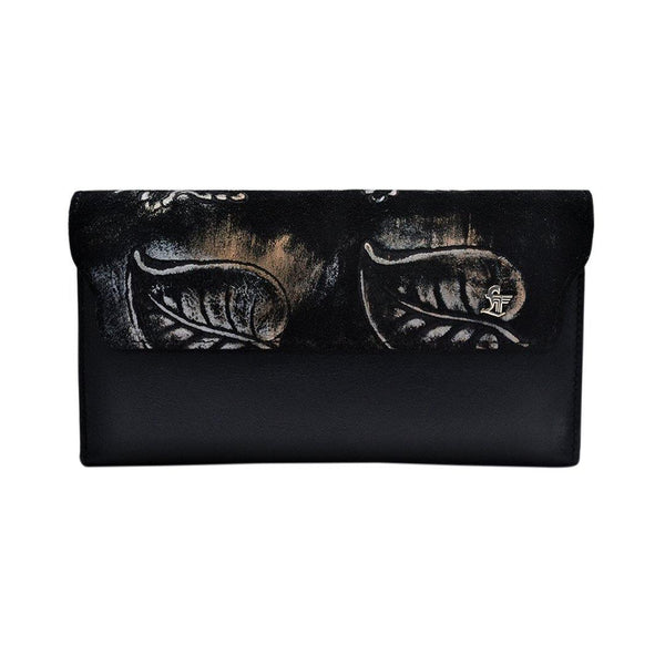 Spring Ladies Women | Leather Wallet for Women | 100% Genuine Leather | Color: Black
