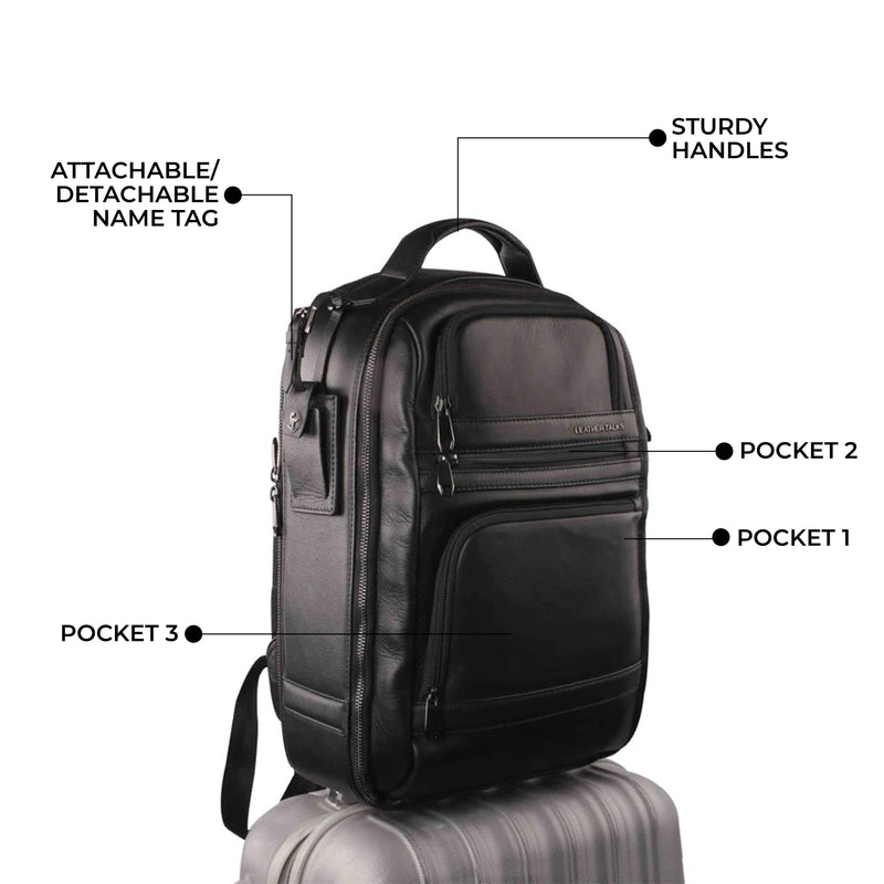 leather backpack in India online at Leather talks