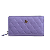 Palm | Leather Wallet for Women | 100% Genuine Leather | Color: Purple