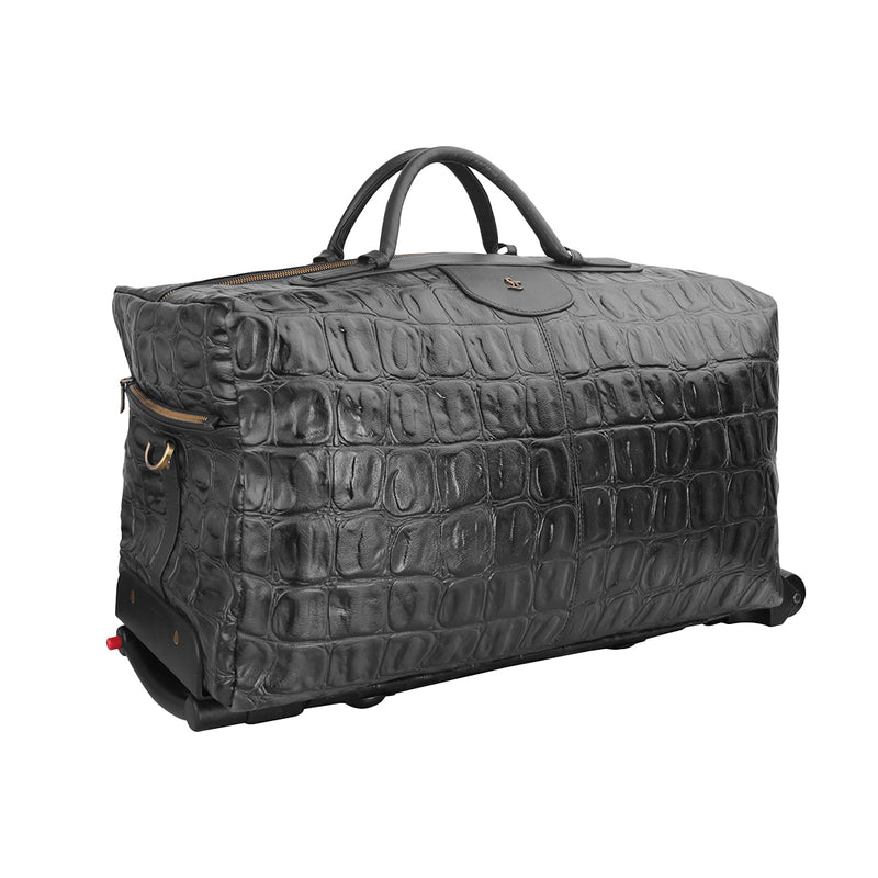 Cabin Size Leather Talks Leather  Trolley Bag 