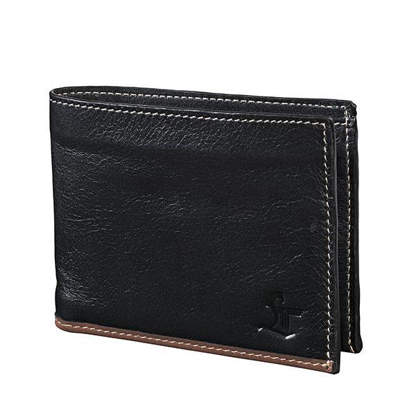 Kevin I | Leather Wallet For Men | 100% Genuine Leather | Lifetime Warranty | Colour: Black