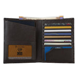 Ambient Passport Cover with Wallet - Leather Talks 