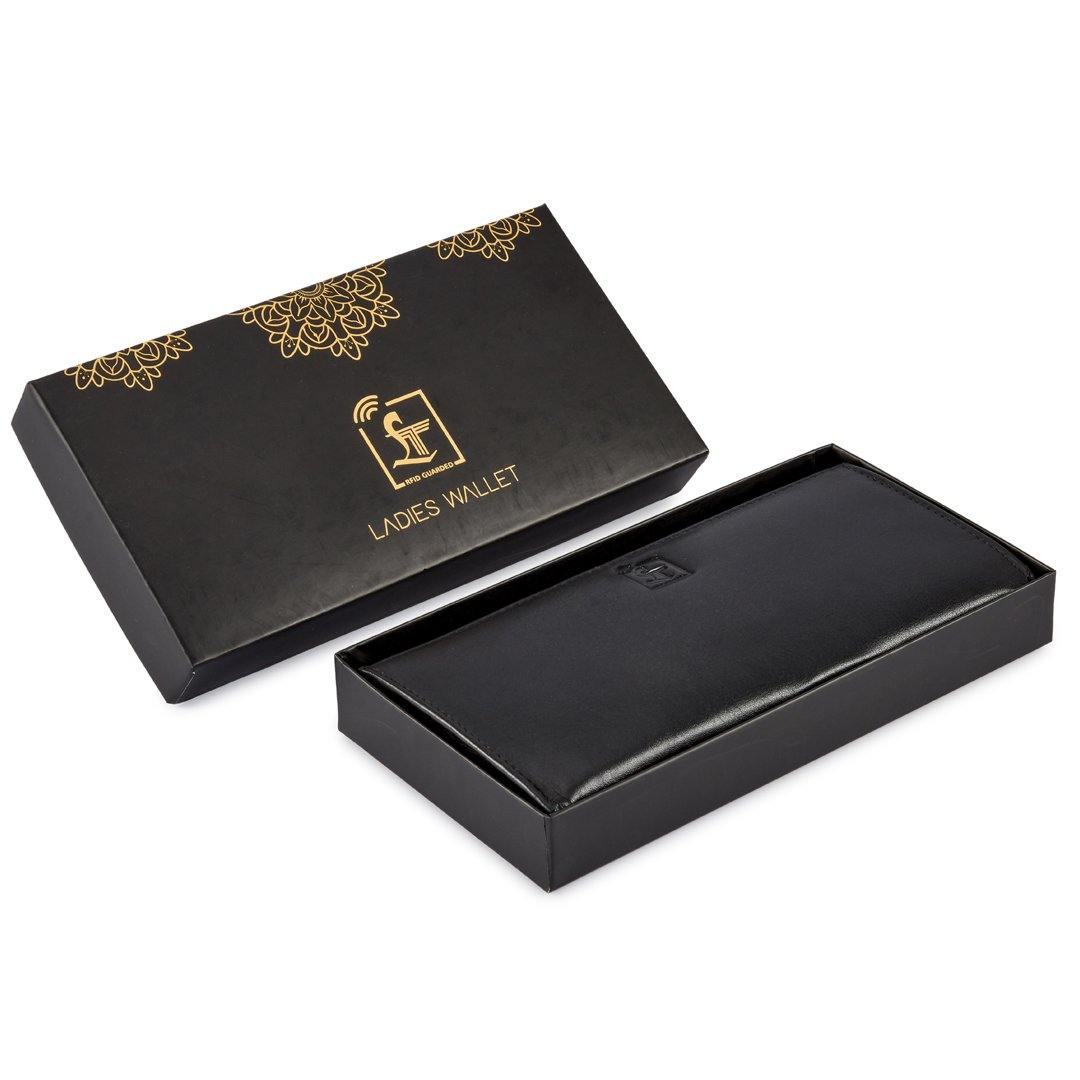 LT RFID Guarded Ladies Wallet - Leather Talks 