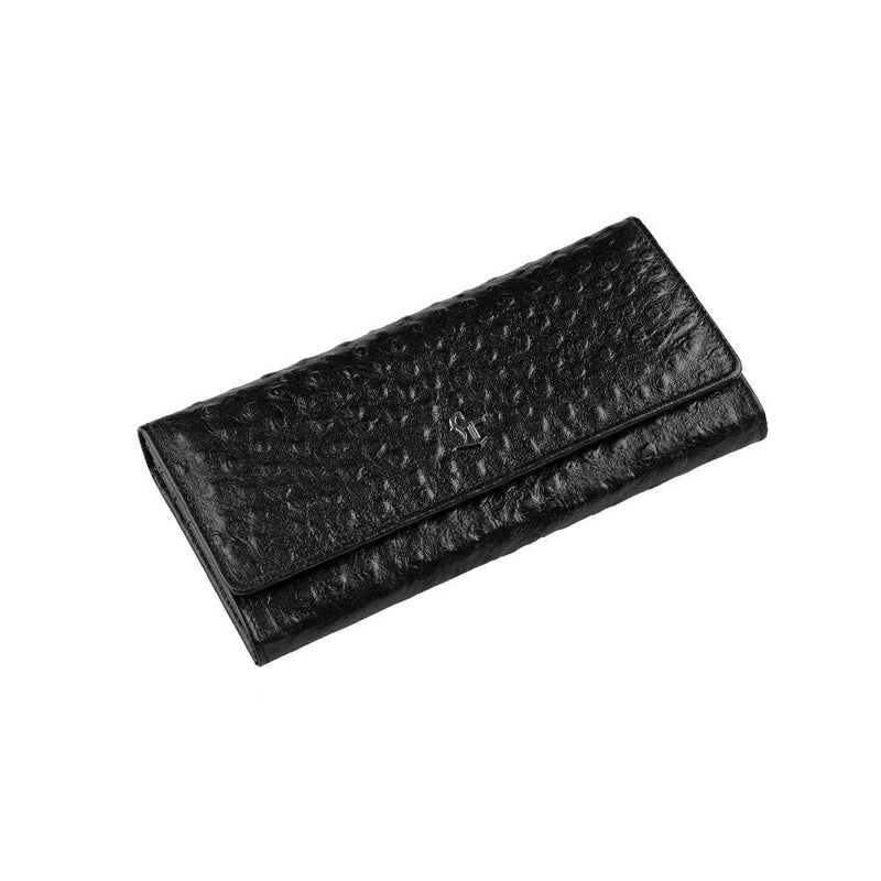 Arvee Ladies Wallet | Leather Wallet for Women | 100% Genuine Leather | Color: Black