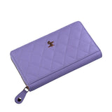 Palm | Leather Wallet for Women | 100% Genuine Leather | Color: Purple