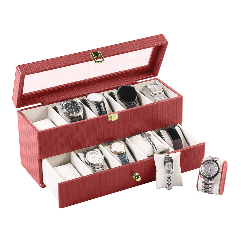 leather luxury unisex watch box