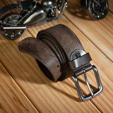 Genuine leather brown color belt