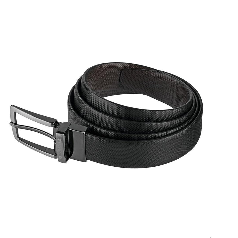 leather belt in black colour