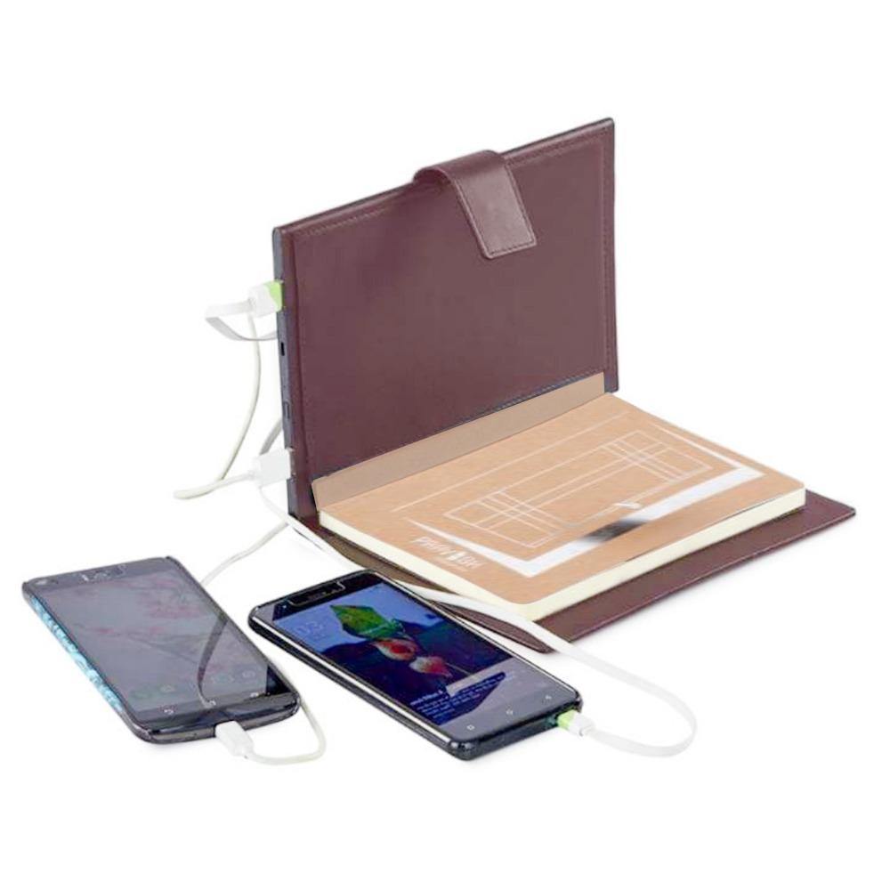 LT SMART NOTEBOOK WITH (5000) MAH POWER BANK  (PRICE ON REQUEST) - Leather Talks 