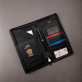 Full Zip Passport Travel Wallet - Leather Talks 