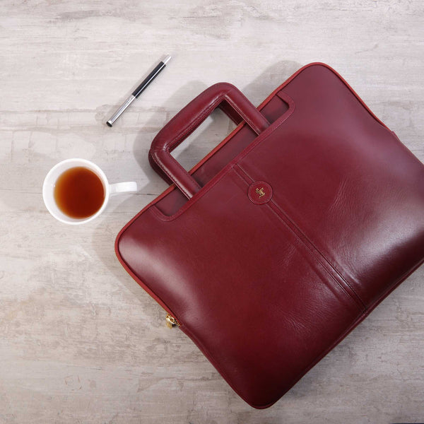 leather laptop sleeve for 15.6 inches