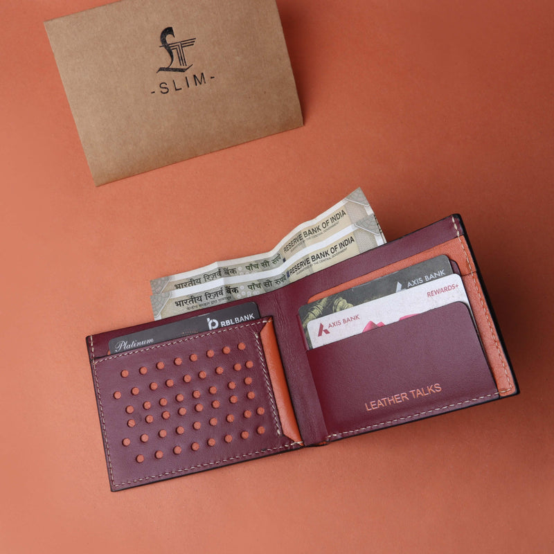 Owin Slim Leather Wallet - Leather Talks 