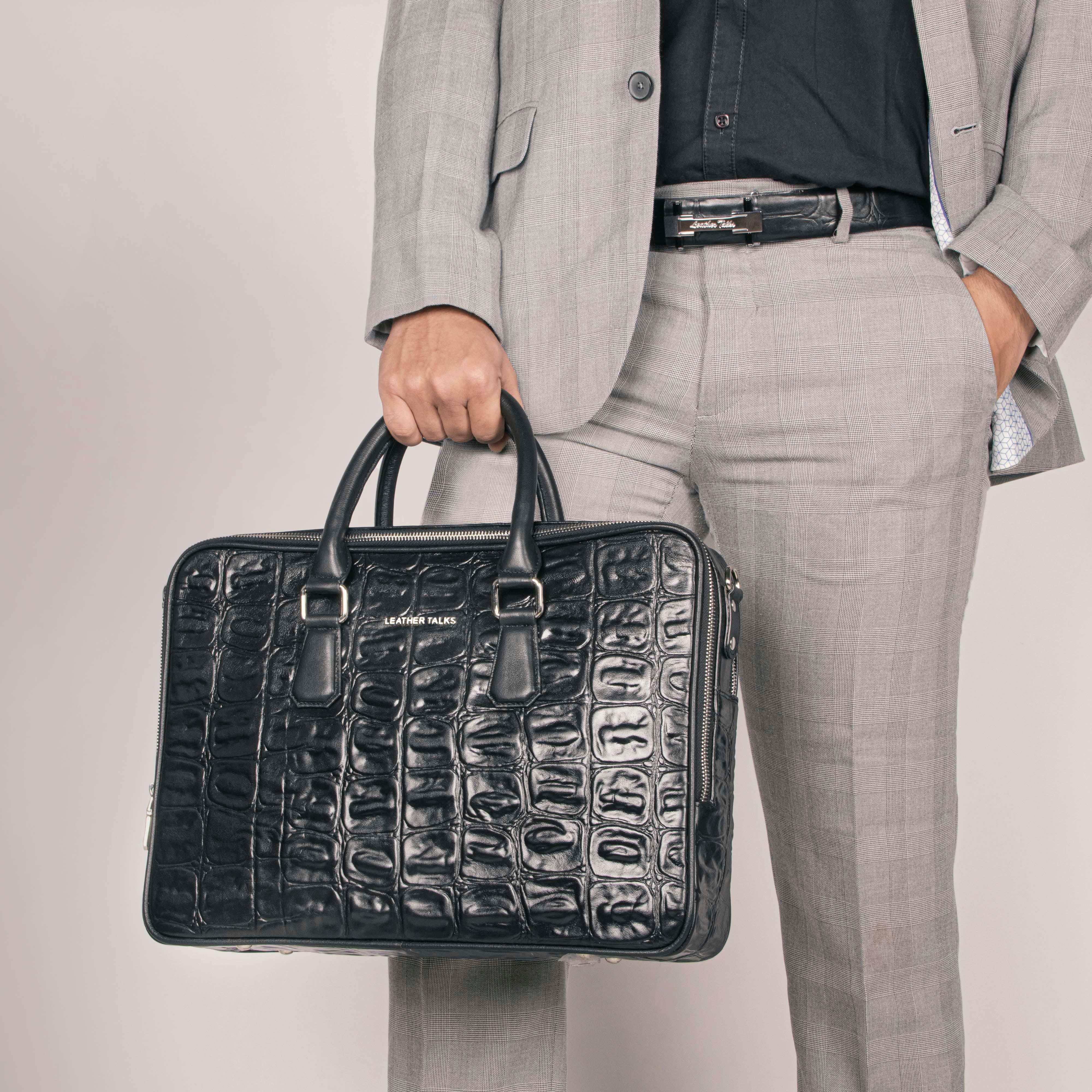 Office Bag | Leather Laptop Bag | Portfolio Bag – Leather Talks