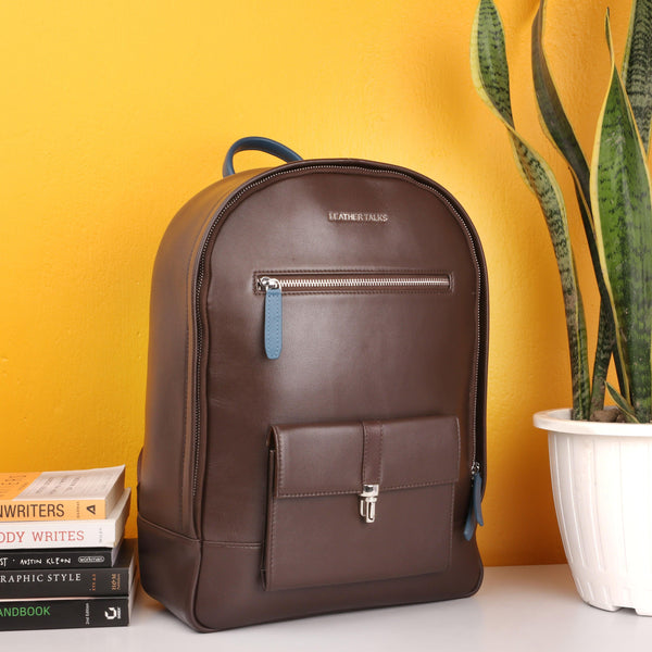 Leather Backpack Laptop Bags