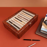 Bronx Pen Box (20 Pens) - Leather Talks 