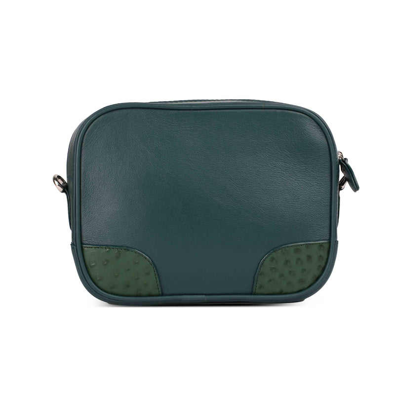 Candy One Leather Sling Bags for Women Color : Green