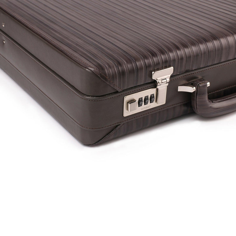 Mens Leather Attache Case Briefcase - Leather Talks 