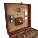 Portable Bar Box/Case - Leather Talks 