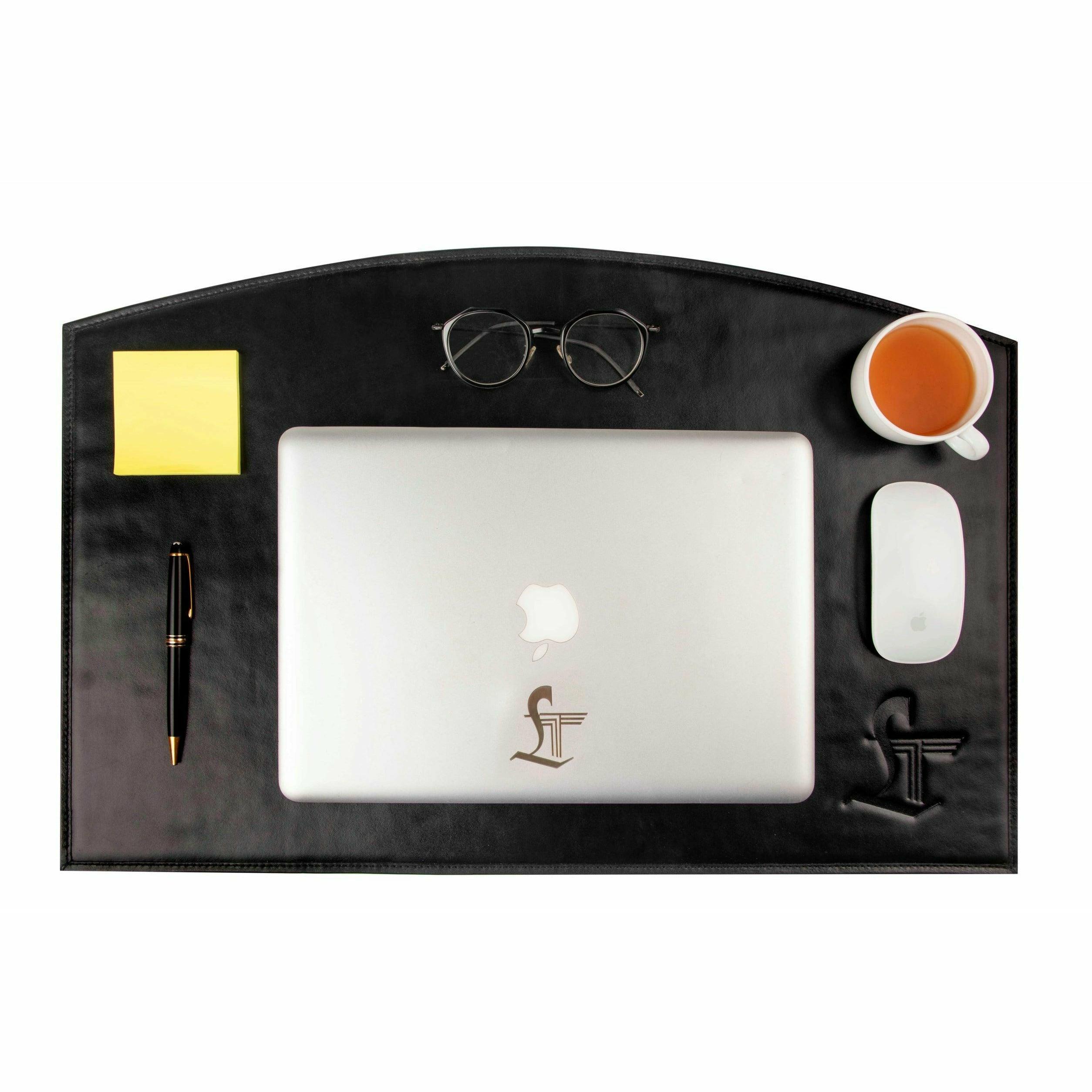 Genuine Leather Desk Blotter - Leather Talks 