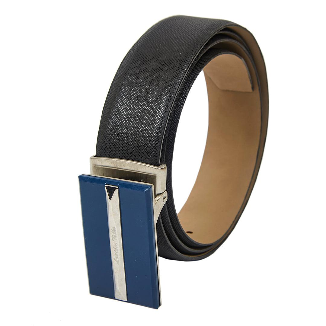 Premium Italian Sufiano Black Belt - Leather Talks 