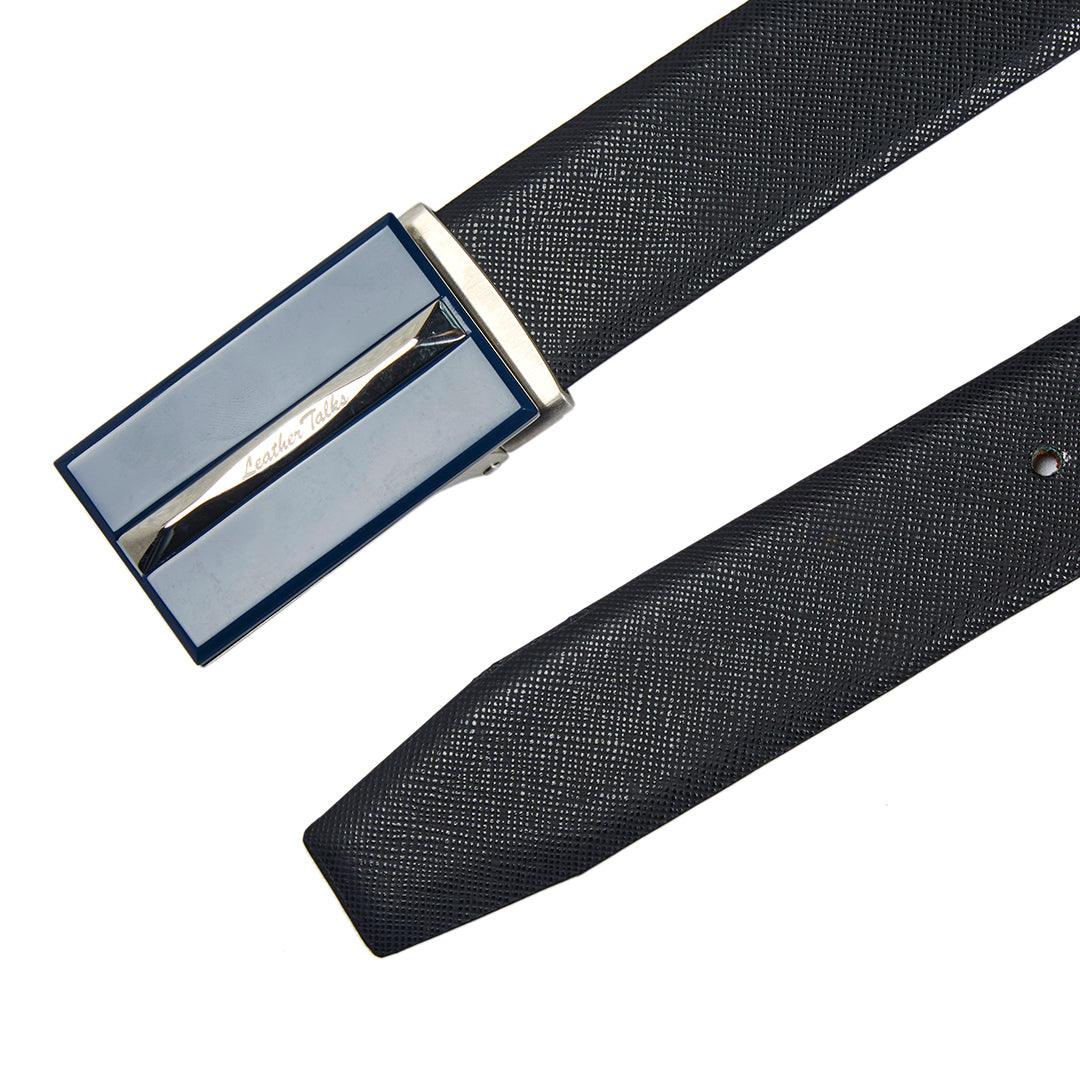 Premium Italian Sufiano Black Belt - Leather Talks 